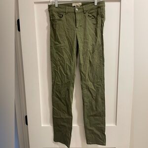 H&M olive green jeans